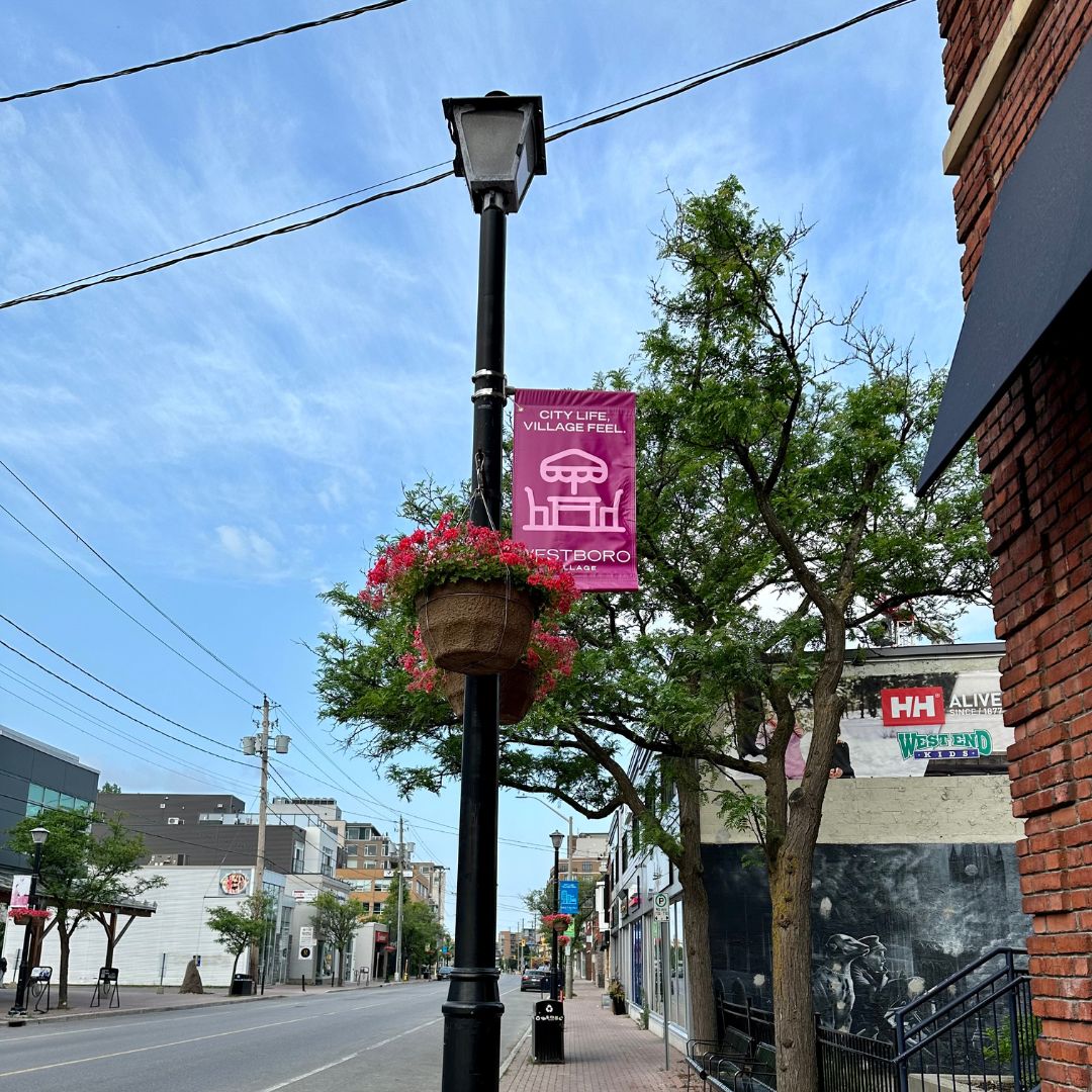 westboroBIA's tweet photo. Have you seen our new Westboro Village street banners?
Check them out while you are sauntering the tree-lined streets.
Thanks @bowdacreative for designing them!
#MyOttawa #WhenInWestboro #shoplocal613 #supportlocal https://t.co/SOyMXcGS71