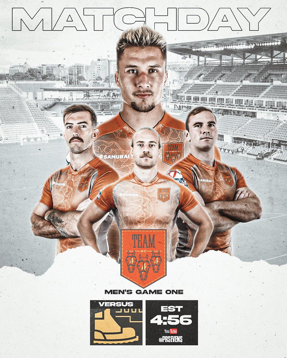 Release the horses 🏆 #matchday 

🆚 <a href="/steeltoespr7s/">Pittsburgh Steeltoes</a> 
🕒 4:56 PM EST 
📍 Audi Field 
🎟 prsevens.com/schedule
📺 YouTube | FS1

#PR7sDC