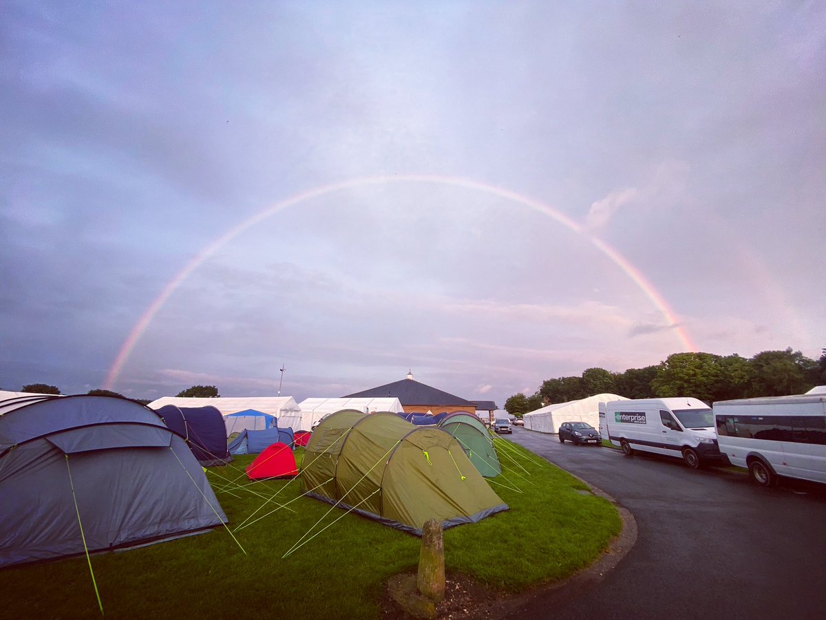 Last night at #LF23, as 69 young walked forward to respond to the gospel, this rainbow appears directly over the youth venue, (pictured here in the centre). Incredible. You just can’t make this stuff up… 🙌🌈🤯👏🎉

@ythlimitless @limitlesselim