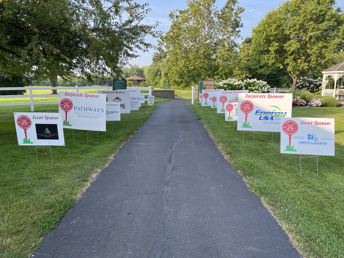 Thank you for making the 2023 Tippecanoe Football Alumni Golf Outing ⛳️ a huge success!!! Homestead Golf Course is a great host and we appreciate all they do for our outing! From our golfers, volunteers, sponsors, it takes a great team effort and we thank you for your help!!!