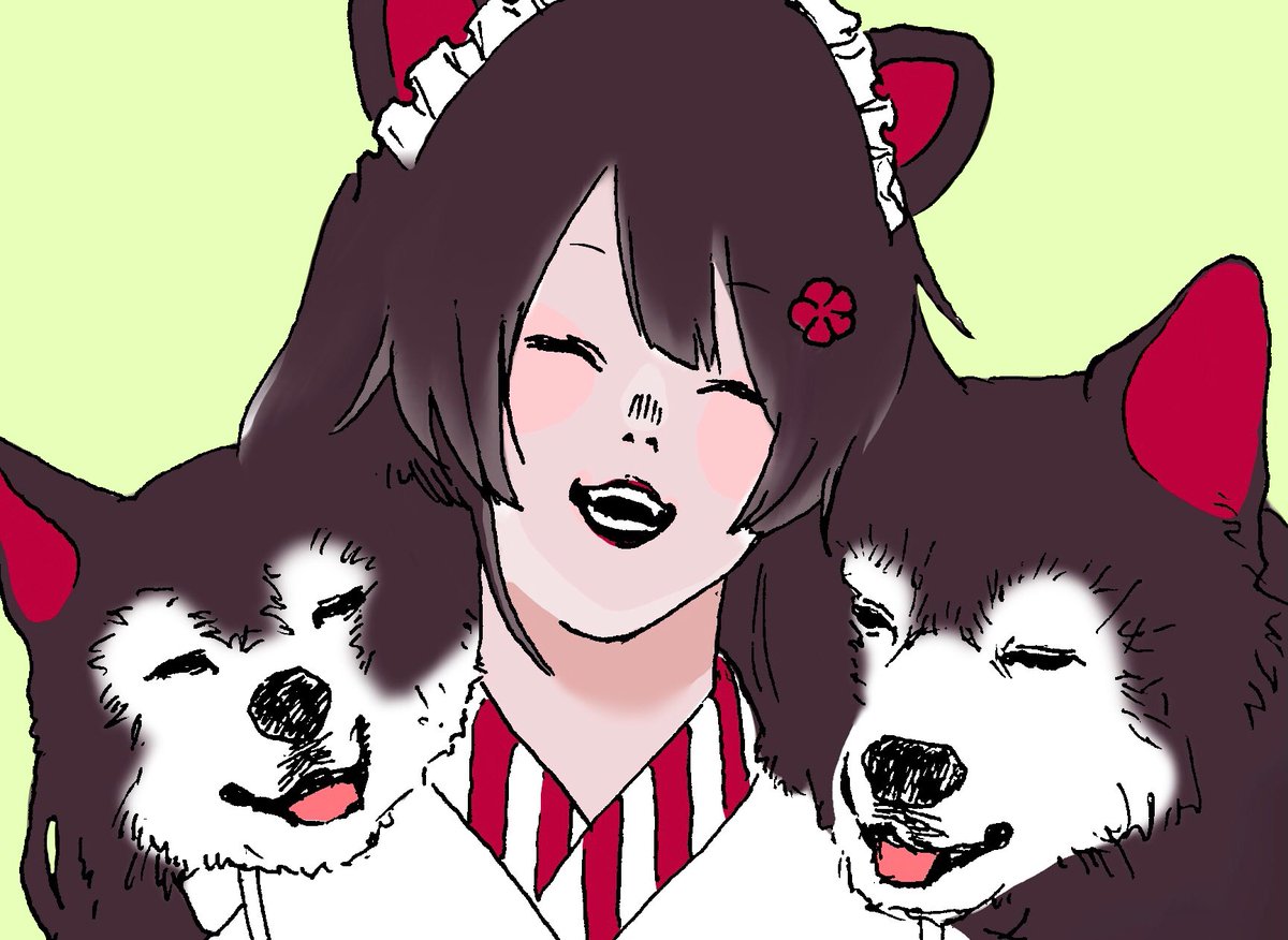 ecil_4's tweet photo. あはー⤴︎（こう見えてる）

#いぬいらすと https://t.co/SE8ZD9XDd4