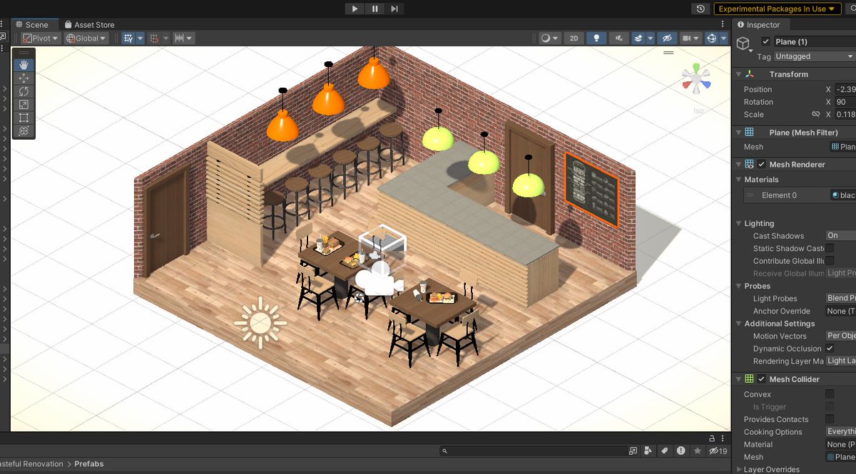 First, look at our burger joint level! Get ready to transform old restaurants into culinary gems! 🍽️ #IndieGameDev #Unity #KitchenNightmares #SimulationGame #indiedev