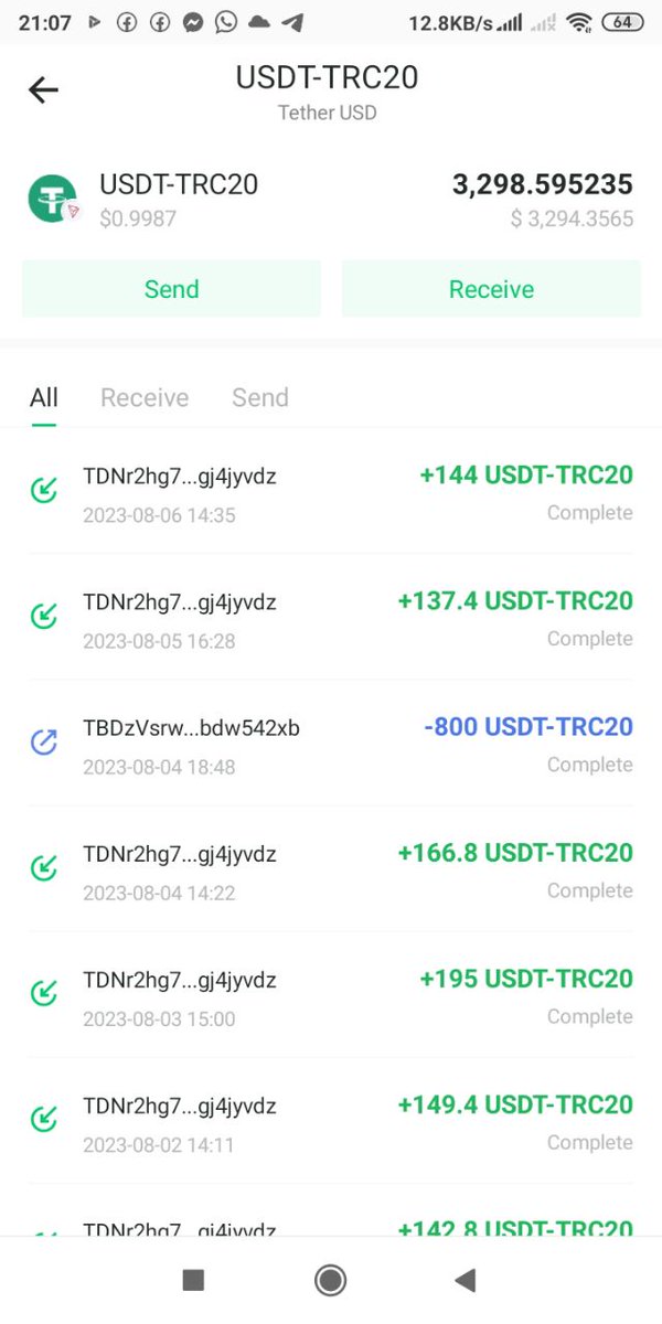 Michrichardson0's tweet photo. If you have at least $26 usdt ( trc20 ). I can guide you to start earning profit every 6 hours. Message me for more information so that I can guide you. Message me HOW https://t.co/RyY98T4AQ0