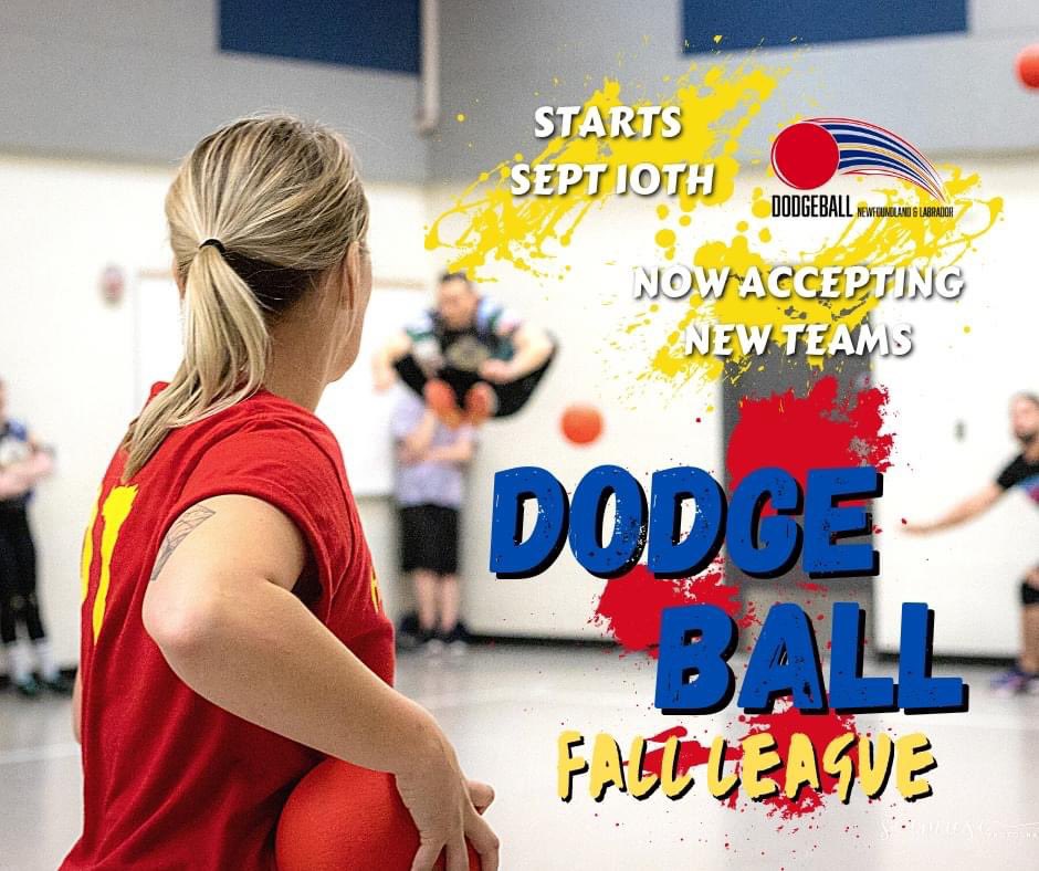 Here..
We..
GO!

Registration is now open for our Fall Co-Ed League! Grab some friends and sign your team up now

To register or for more info, head to dodgeballnewlab.com/play

** SPACE IS LIMITED **

#Dodgeball #DodgeballCanada #DodgeballIsLife #Newfoundland #YYT