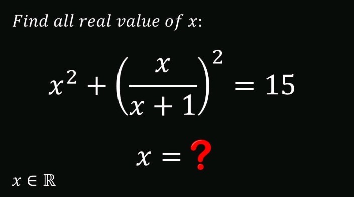 ZahlenRMD's tweet image. How to find ALL real numbers satisfies this equation? | Give it a try?

youtube.com/watch?v=udJx7i…

#sharingisthenewlearning
#RealSolution