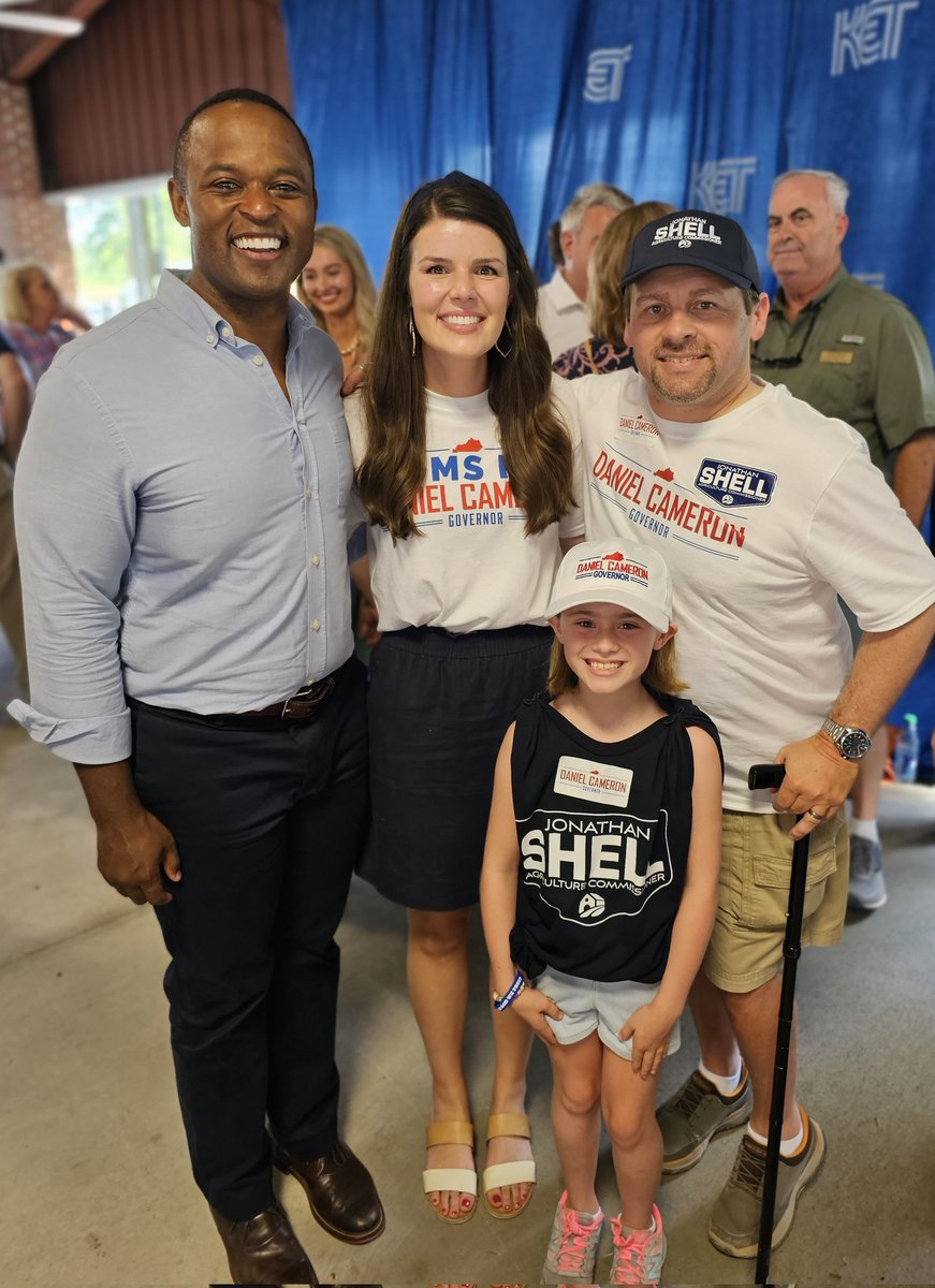 BrandonReed4KY's tweet photo. Awesome #FancyFarm143 with Huge Conservative Energy going into the season! Hands down, no contest...The @KYGOP Ticket dominated the stage with vision, facts & presence! Enjoyed seeing my friends @DanielCameronAG @JShellKY @kyrudy @DSBeckKY https://t.co/xCJCnCIrgd