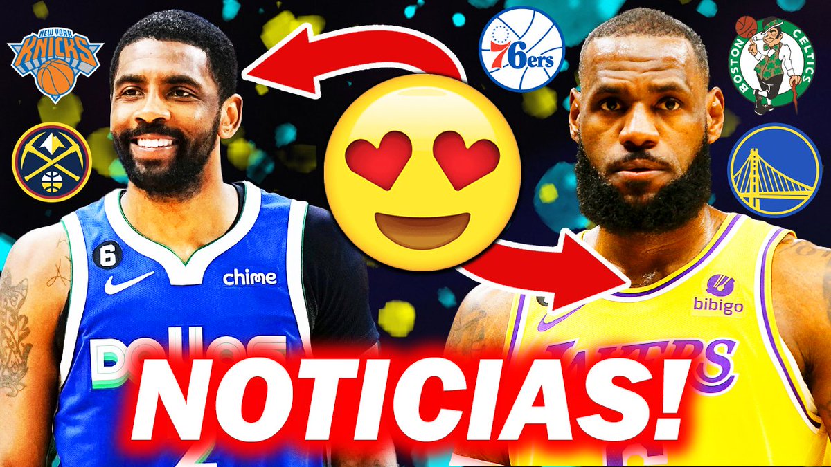 ALERTA con IRVING y EMBIID! + AYUDA para  WARRIORS? + FICHAJE + Harden, Celtics, Nuggets + GRANDES NOTICIAS!

youtu.be/6q0rVpxgqx0

🔄❤️Muchas gracias, disfrutad