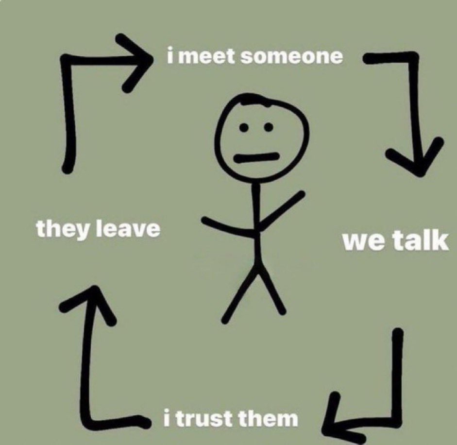 They always leave