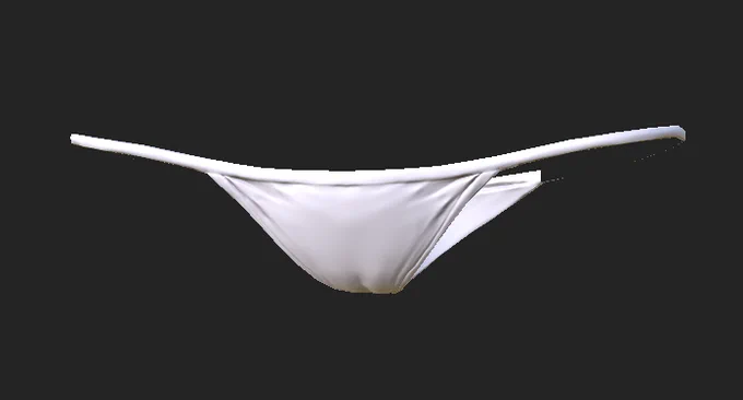 パンツのリトポが終わったのでお試しベイク 