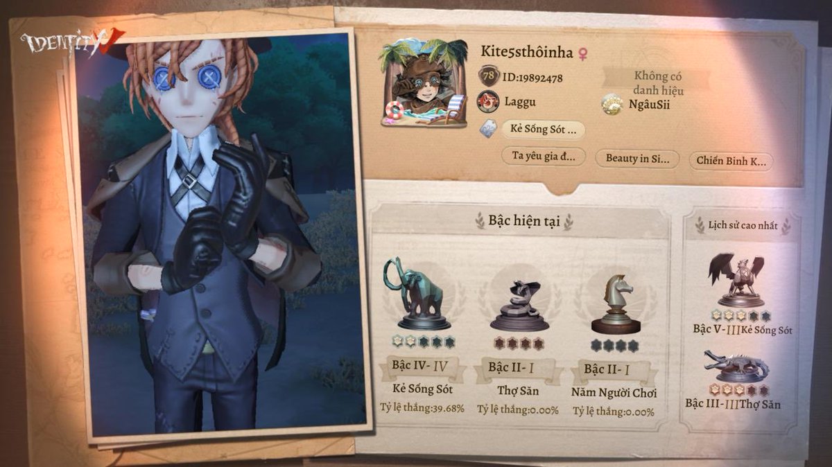 Tôi đang chơi Identity V. Bạn nghĩ đó là game ư?