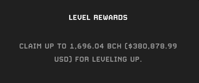 BCHreloads's tweet photo. 🎉You are able to CLAIM up to $380.000 by SIMPLY leveling up on @BCHdotgames 💰

How much did you claim yet?🤔
🔗https://t.co/RUiltZqpbt

#Giveaways #csgogiveaways #BTC #BCH https://t.co/w80Kmk6dpu