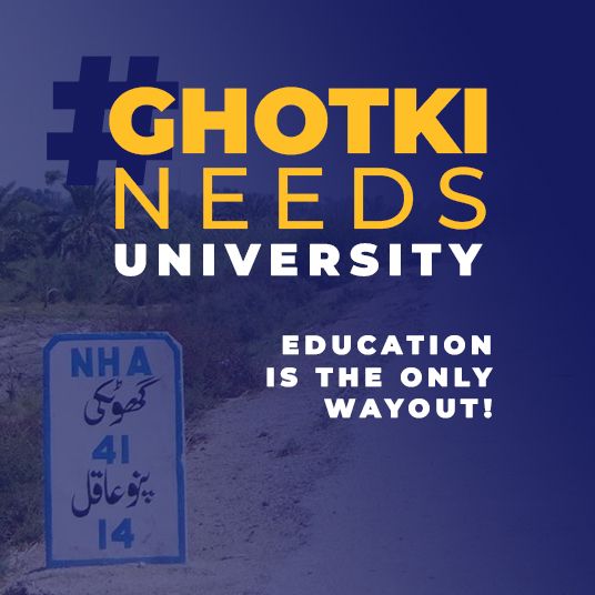 We will not stop our campaign until and unless we do not get our basic right.
#GhotkiNeedsUniversity