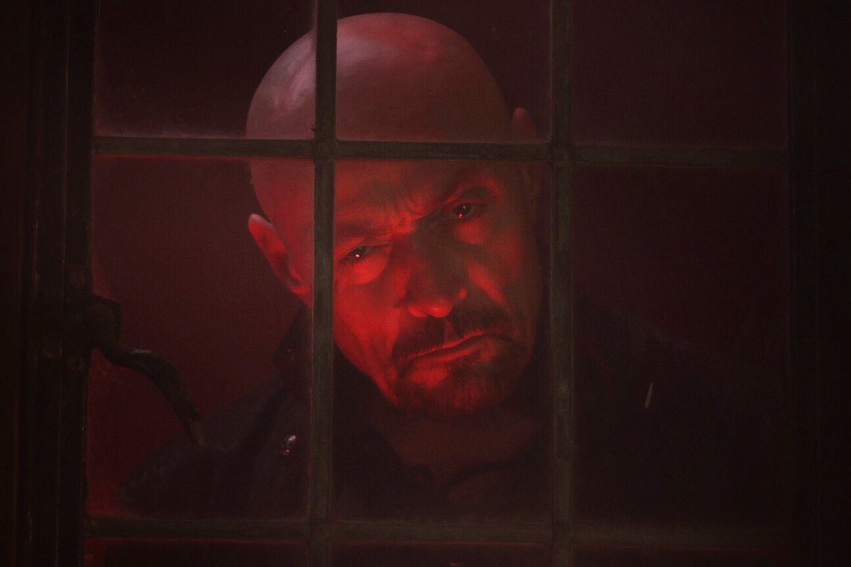 @SeanPCronin as Count Dracula, hovering at Mina Harker’s window in WRATH OF DRACULA, coming soon from @HighFliersFilms