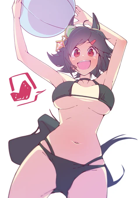 チケゾーとビーチバレーがしたい!! #ウマ娘 #ウイニングチケット
