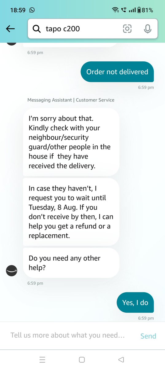 AndersonKokken's tweet photo. @AmazonHelp @amazonIN poorcustomerservice
Order not delivered by Amazon
Fake update by logistics
Call centre unable to assist. https://t.co/Ka3p9wR4GG