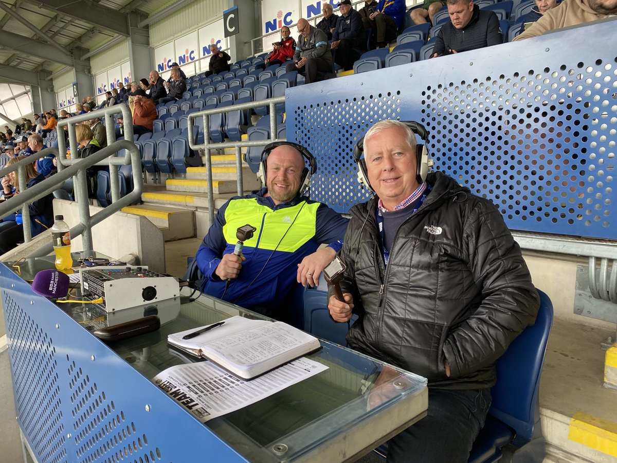 TheTrevorHunt's tweet photo. All set @BBCRMsport @TheTrevorHunt @mickyhigham for @leedsrhinos v @LeighLeopardsRL - on line full commentary from 3.00pm https://t.co/vqvYAcEIGW