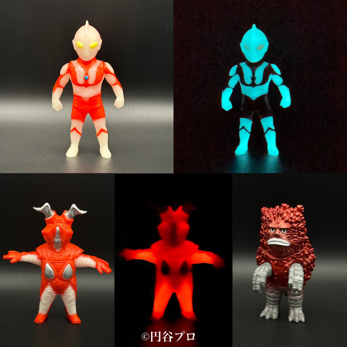 ウルトラマン悪役8たい MAXTOY ゼットン 8体セット(U.S.TOYSのミニ怪獣ソフビたちが