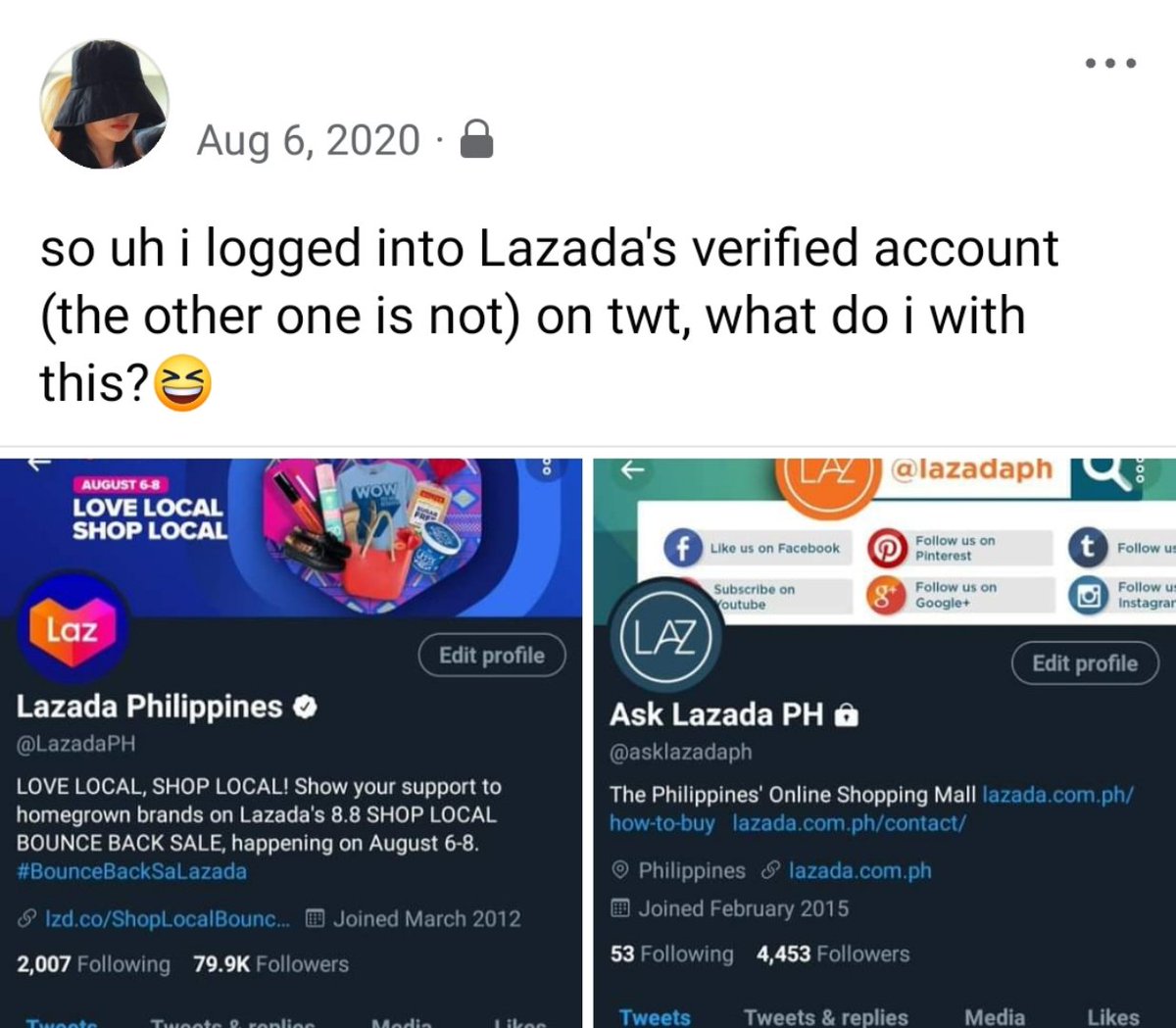 filotwice's tweet photo. 3 years na pala since "nahack" ko yung dalawang lazada acc tapos nagpost ako about twice 😭 https://t.co/8EkBfv4tWH
