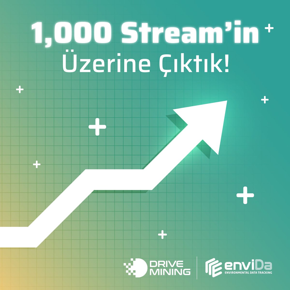 1,000 Stream’in üzerine çıktık!

dashboard.drivemining.io/index.php?ac=D…

#EnviDa #EDAT #DriveMining #EnvironmentalData #cryptocurrency