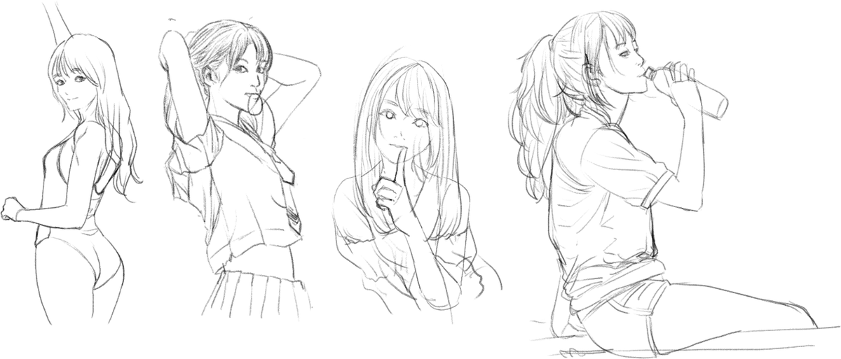 模写 