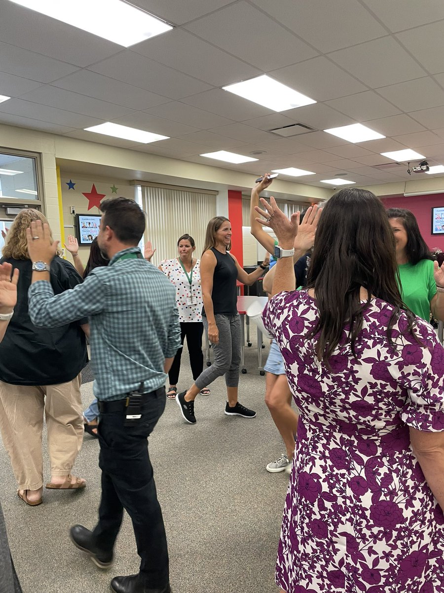 Trinity_Elem's tweet photo. Trinity Elementary LEADers building relationships through Kagan Cooperative Learning structures. It’s all about engagement! #kagan #stretch https://t.co/ZaJN0o2Yga
