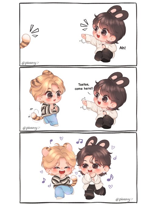 Come here with me babe 🌷
#taekook #kookv #국뷔 #태국 #グクテテ

Im late but can not miss this cute moment 