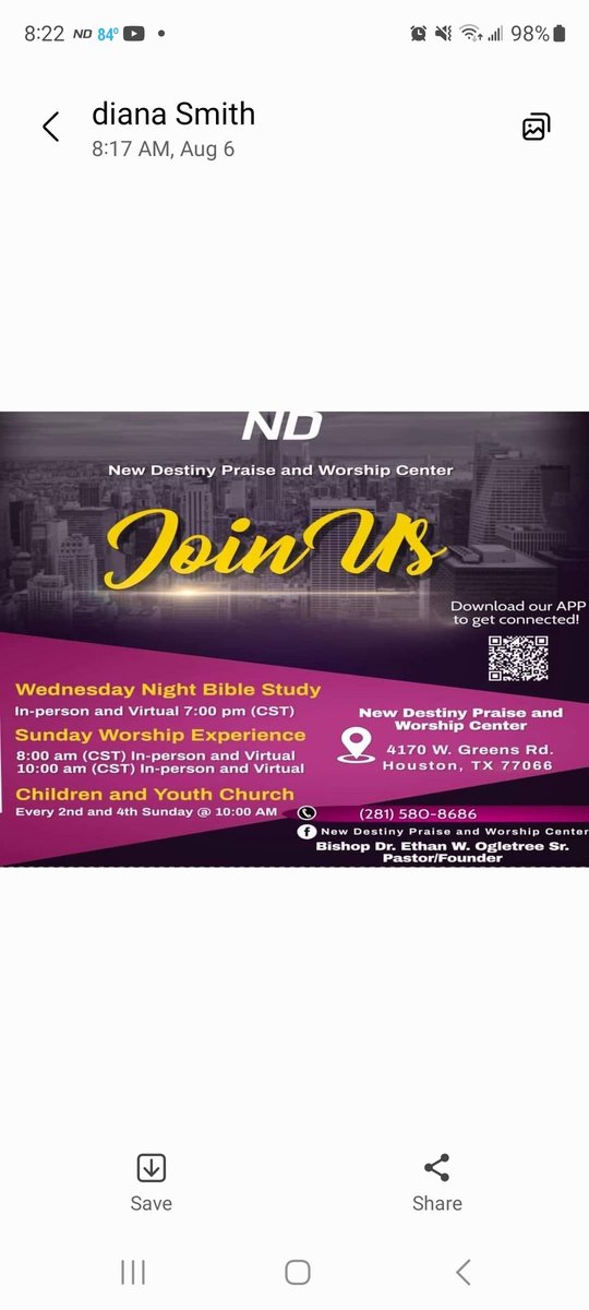 We invite you to join us any Sunday!