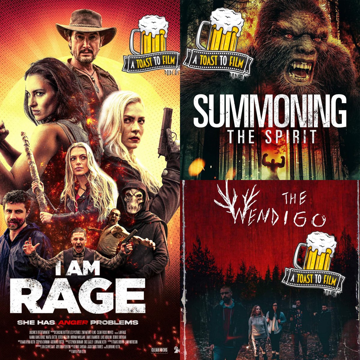 New episode live! This week we review The Meg 2: The Trench, Til Death Do Us Part, They Cloned Tyrone, &amp; independent films I Am Rage, Summoning the Spirit, &amp; The Wendigo.

Available on Spotify, Apple podcasts, &amp; more!

open.spotify.com/episode/4lwFio…

#TheMeg2 #TilDeathDoUsPart #IAmRage