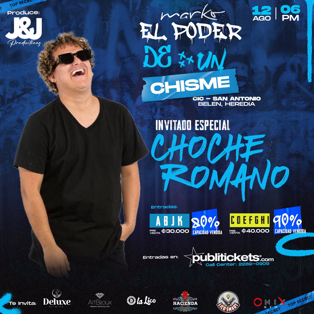 Que felicidad!!! 😍

FAMILIA ♥️ Quiero contarles que voy a estar compartiendo escenario con el grande de @marko el próximo sábado 12 de Agosto, a las 6pm, en el Auditorio CIC en Heredia 🙏🏻

Entradas a la venta en publitickets.com

NOS VEMOS EN EL SHOW! 

#chocheromano