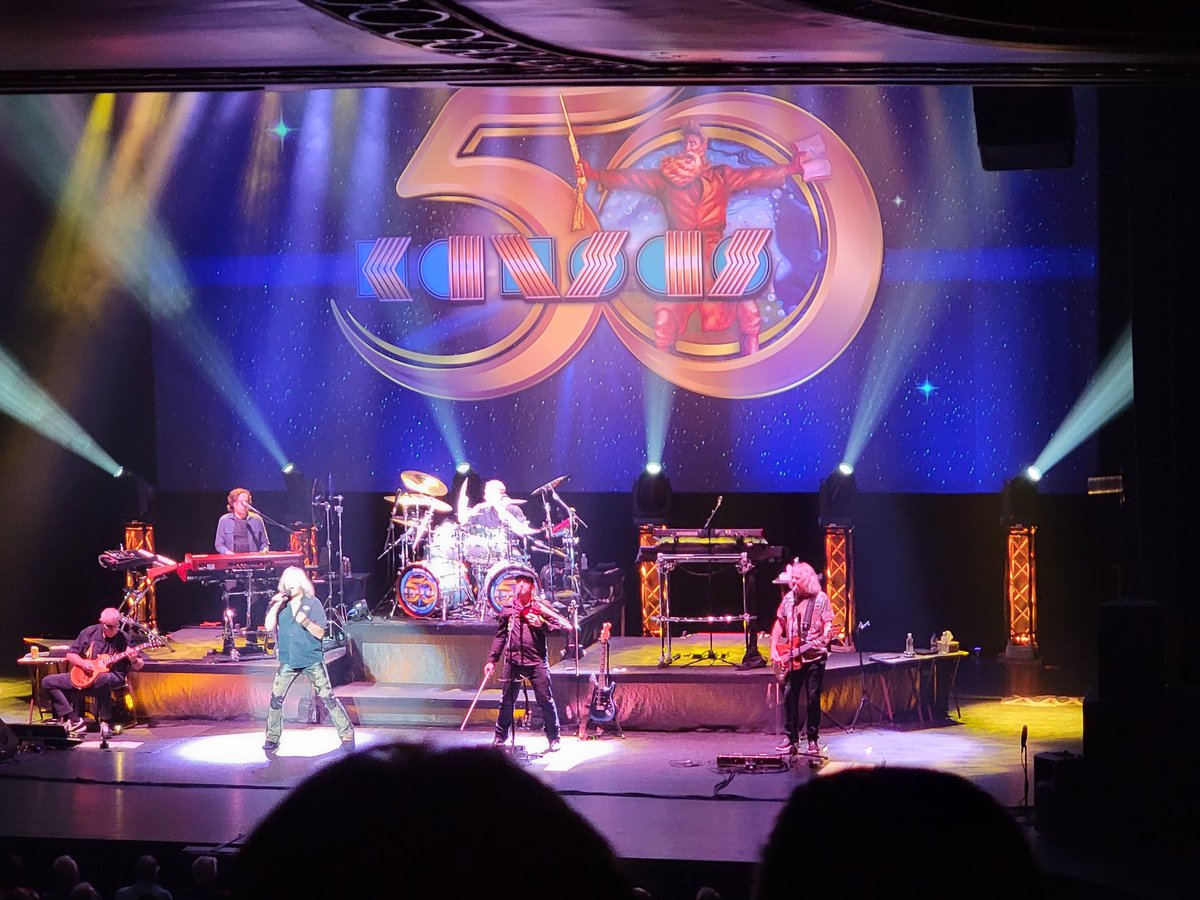 CBCanaday's tweet photo. KANSAS 50th concert took me back to the 70's last night.  What a great show. https://t.co/UUkJrpcXFc