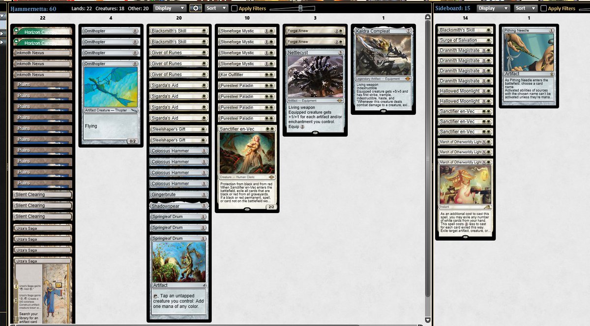 PoderosisimoM's tweet photo. La hammernetta volvió!! 🏆🔨🔨🔥
Decidí volver a mi querido Hammer, probando una lista poco convencional lol, sigo probando FA buena adición al deck, y en vec de main podrian ir 2 son buenos contra muchos decks. 0 sentinelas con tanto orco me parece buena elección. https://t.co/qAU9wwgh6a