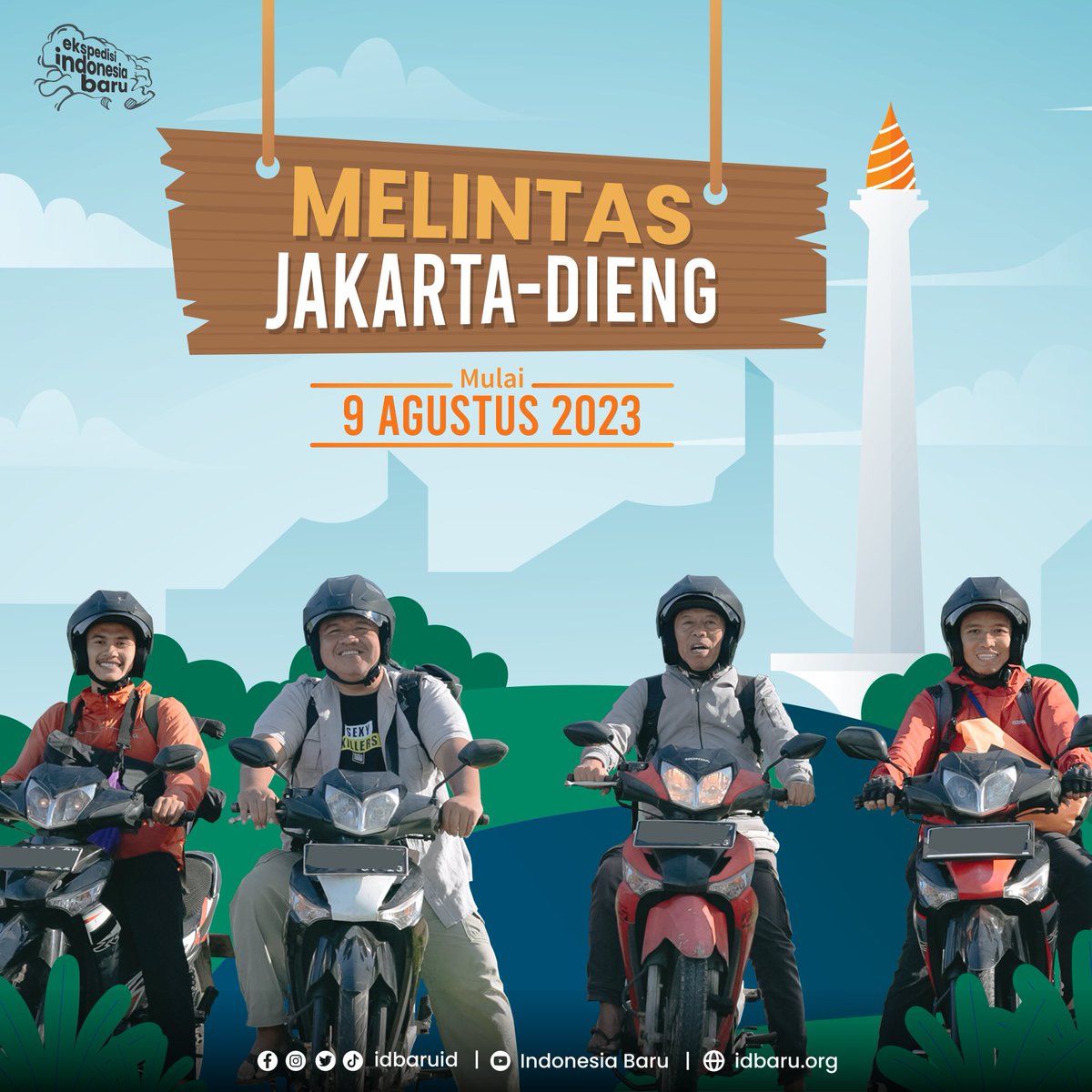 idbaruid's tweet photo. Hallo kawan-kawan id

Tim Ekspeditor udah sampai di Pulau Jawa. Sebelum sampai di titik awal perjalanan, mereka akan menghadiri beberapa kegiatan yang tertera di slide ke-2.

Ditunggu kehadiran kawan-kawan semua🙌🏻

#Idbaruid #perjalanan #filmdokumenter #Jakarta #Dieng https://t.co/Ka5AwLCFPW