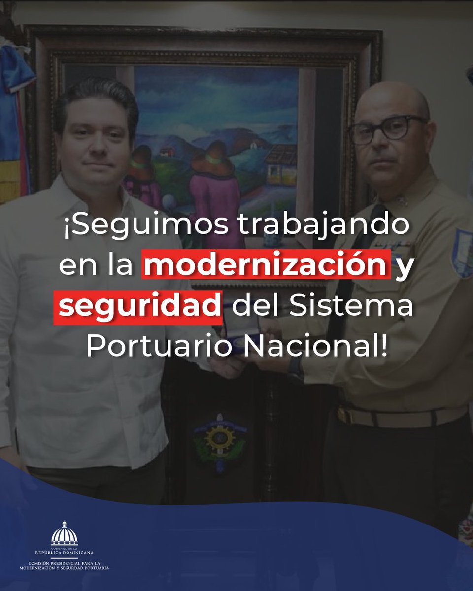 cpmsprd's tweet photo. Desde la #CPMSP junto a @PortuariaRD, hemos puesto en marcha el proyecto de Videovigilancia con el fin de implementar un sistema único de acceso y autorización y crear un centro de monitoreo y control en APORDOM y el CESEP (@CESEPRD) https://t.co/0pDg74Rl0g
