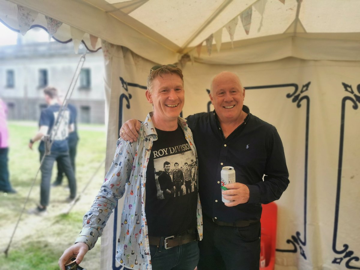 An unexpected bonus of being at All Together Now was meeting the legend Liam Brady. He liked my T-shirt