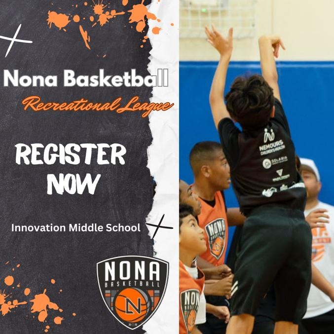 Link : 
nonabasketball.com 

Little Nonas : K thru 2nd
Elementary: 3rd thru 5th 
Middle School : 6th - 8th
