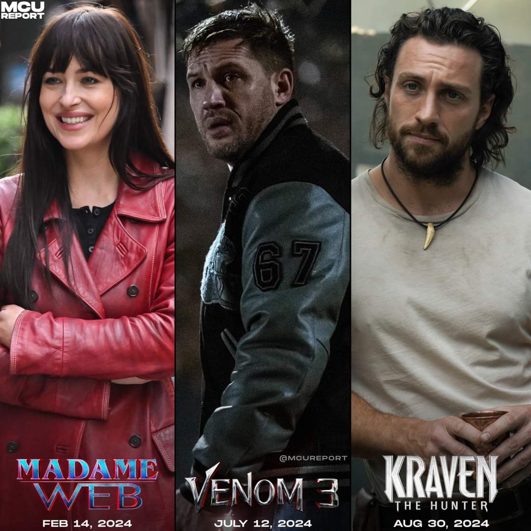 MarvelBRNews's tweet photo. Teremos 3 filmes do universo do Homem-Aranha no ano que vem 🕸🔥 https://t.co/ktm9hNH8rS