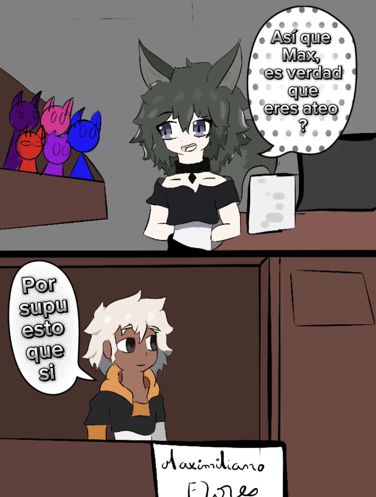 MaxartVT1's tweet image. XD por ateo me metieron a la cárcel #dibujodigital #comics #Vtuber #humor