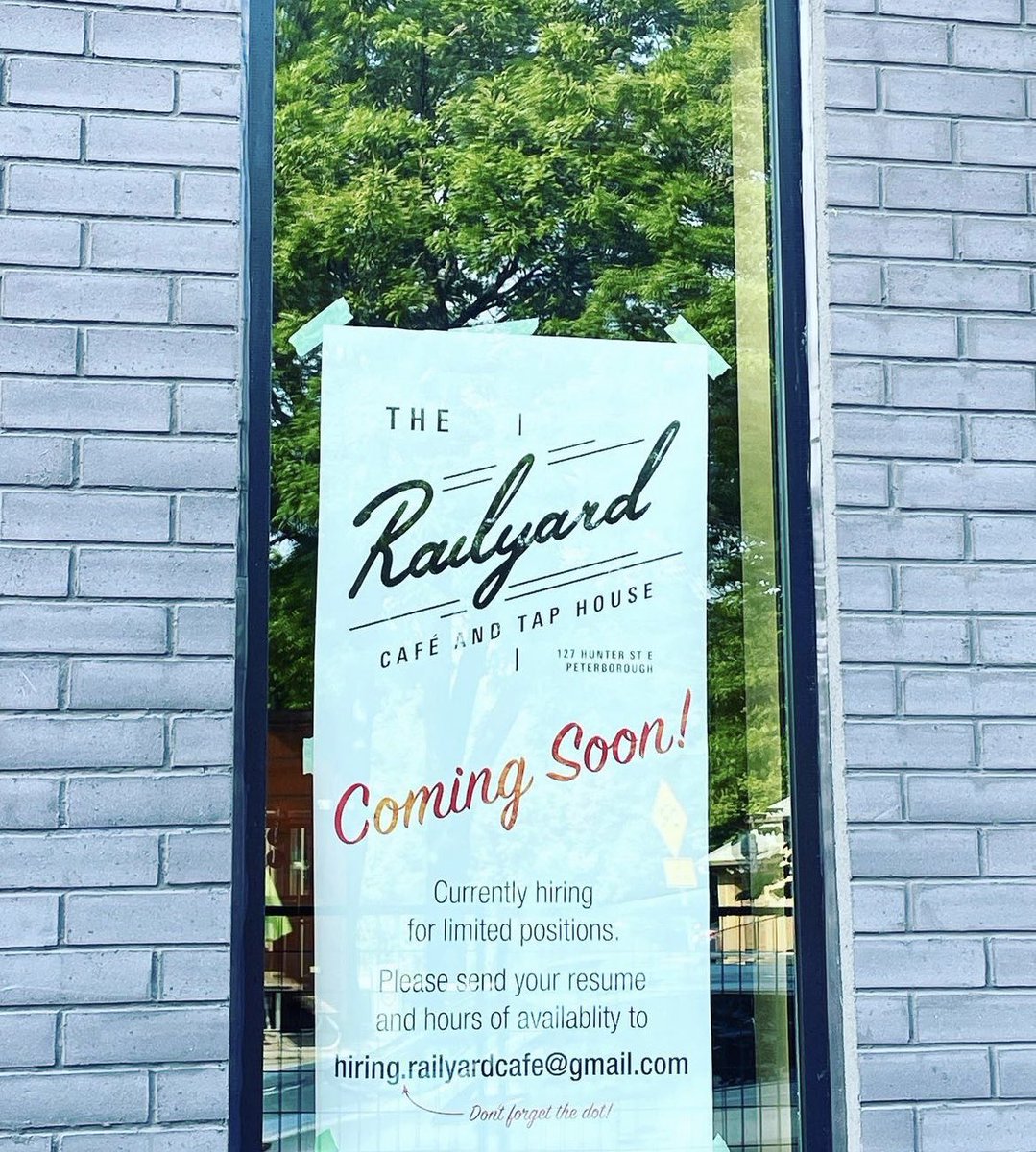 The <a href="/AshRealty/">Ashburnham Realty</a> Railyard Development is coming along nicely on <a href="/HunterStPtbo/">Hunter Street</a> in East City and they have some exciting news!

The Railyard Cafe and Tap House is coming soon!

Stay up to date them.

💻 ashburnham.ca
📧 info@ashburnham.ca
☎️ 705-743-1168
#ad