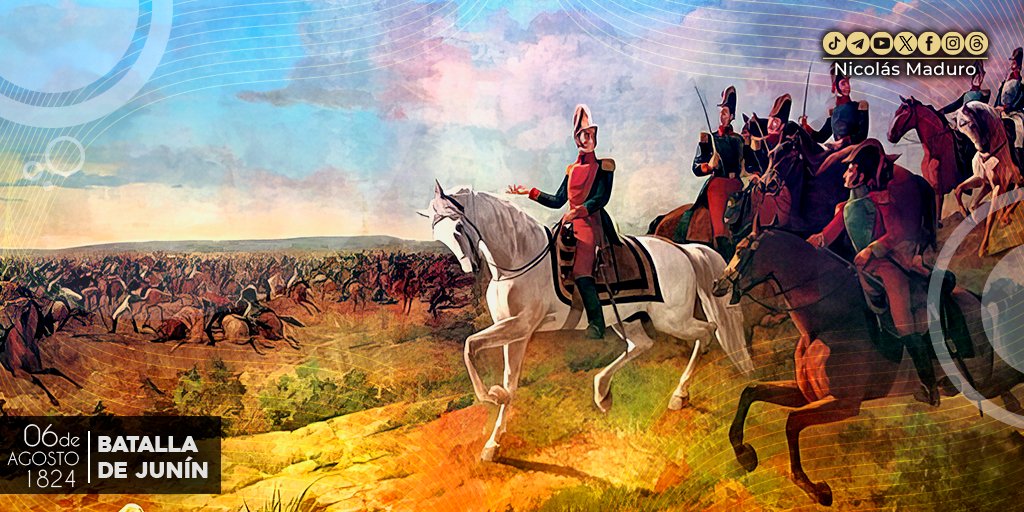 Honramos la victoria heroica del Ejército Libertador en la épica Batalla de Junín, donde hace 199 años se forjó, con el sacrificio y la lucha de valientes patriotas, la libertad del Pueblo peruano. ¡Gloria eterna a los Libertadores de América!