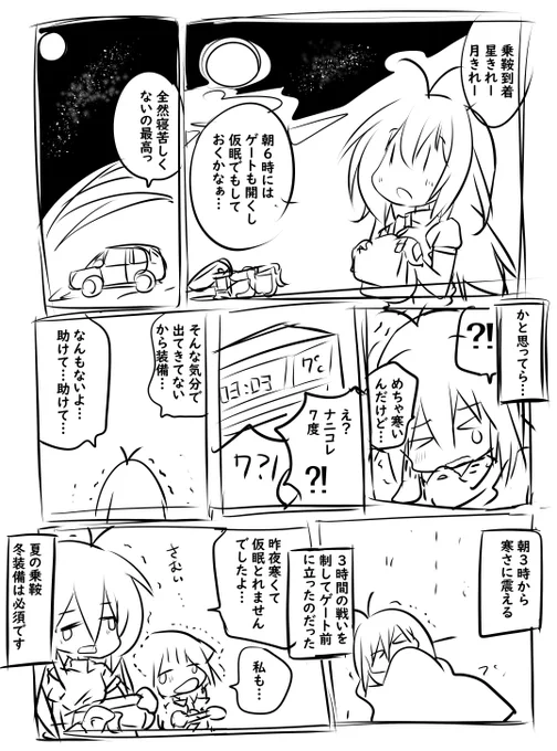 雑(絵日記)漫画… 冬装備は忘れずにねっ