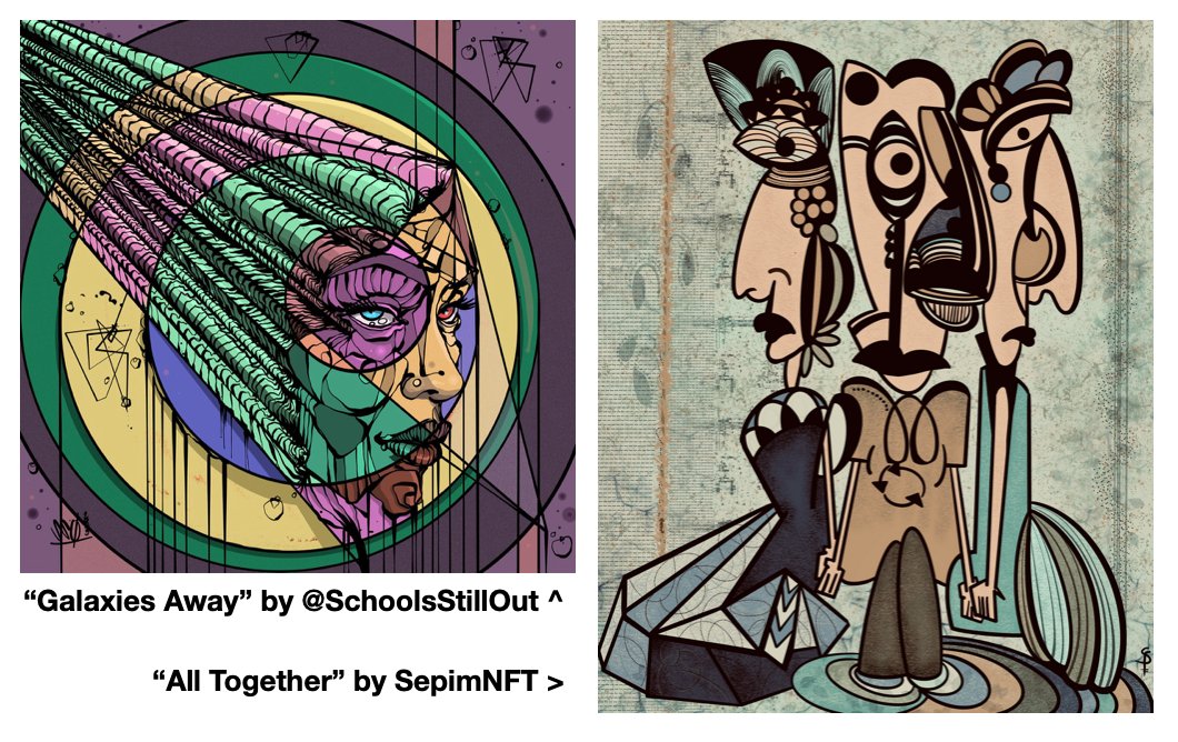 gm gm gm! 

Let's donate the proceeds from the last two mints!

Thank you again, <a href="/Schoolsstillout/">schoolsstillout.eth</a>, <a href="/SepimNFT/">🧪Sepimnft</a>, and collectors! We literally can't do it without you. 

Thanks for the RTs as well!

1/4 #charity #art #NFTart