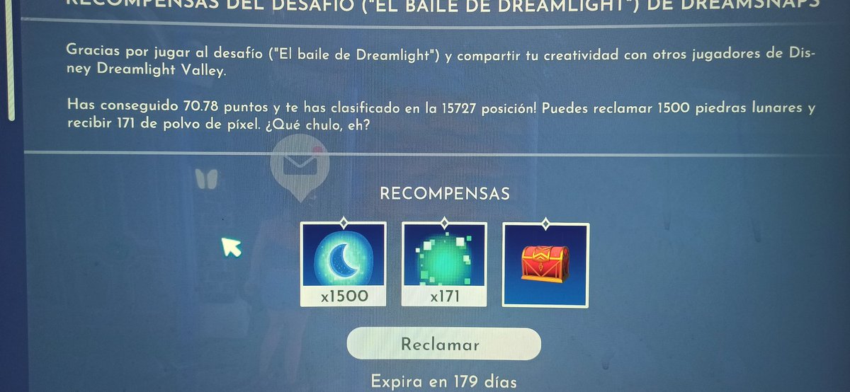 Wikihappy__'s tweet photo. 😍Mi premio de esta semana en #DisneyDreamlightValley  #dreamsnaps https://t.co/pdO7W4FH0o