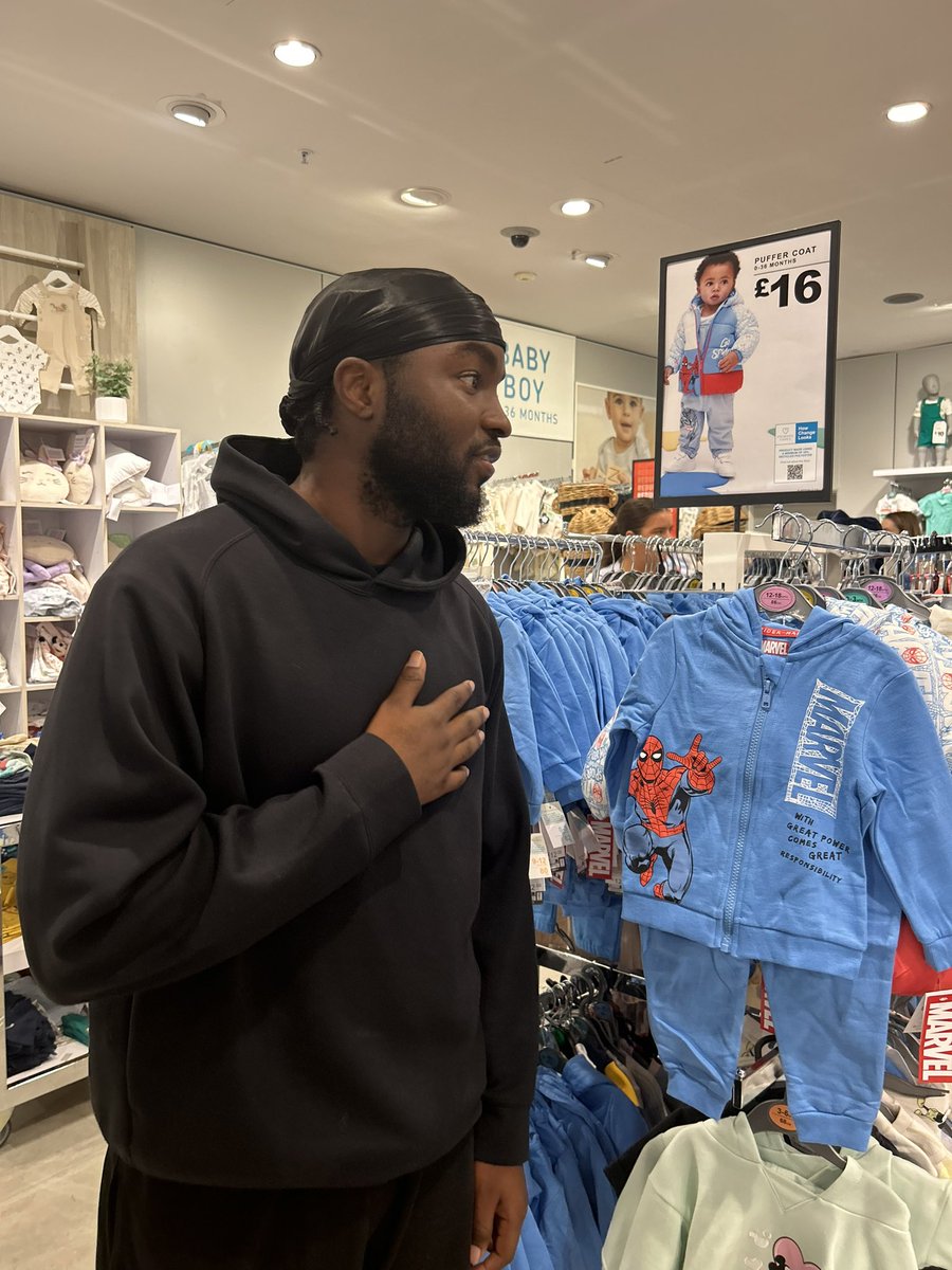 Catch my son at your nearest @Primark #Proudfathermoment ❤️✨