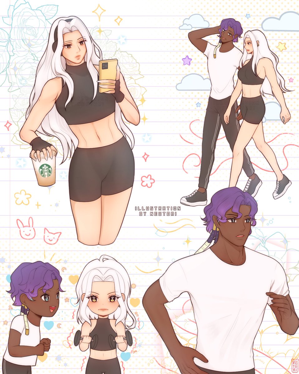 neu7ori's tweet photo. Gym buddies!! Ashley and Ahmed be slaying 💅✨
-
#Dislyte #dislytefanart #디스라이트 #シンネオ https://t.co/yBZPv9lGfB