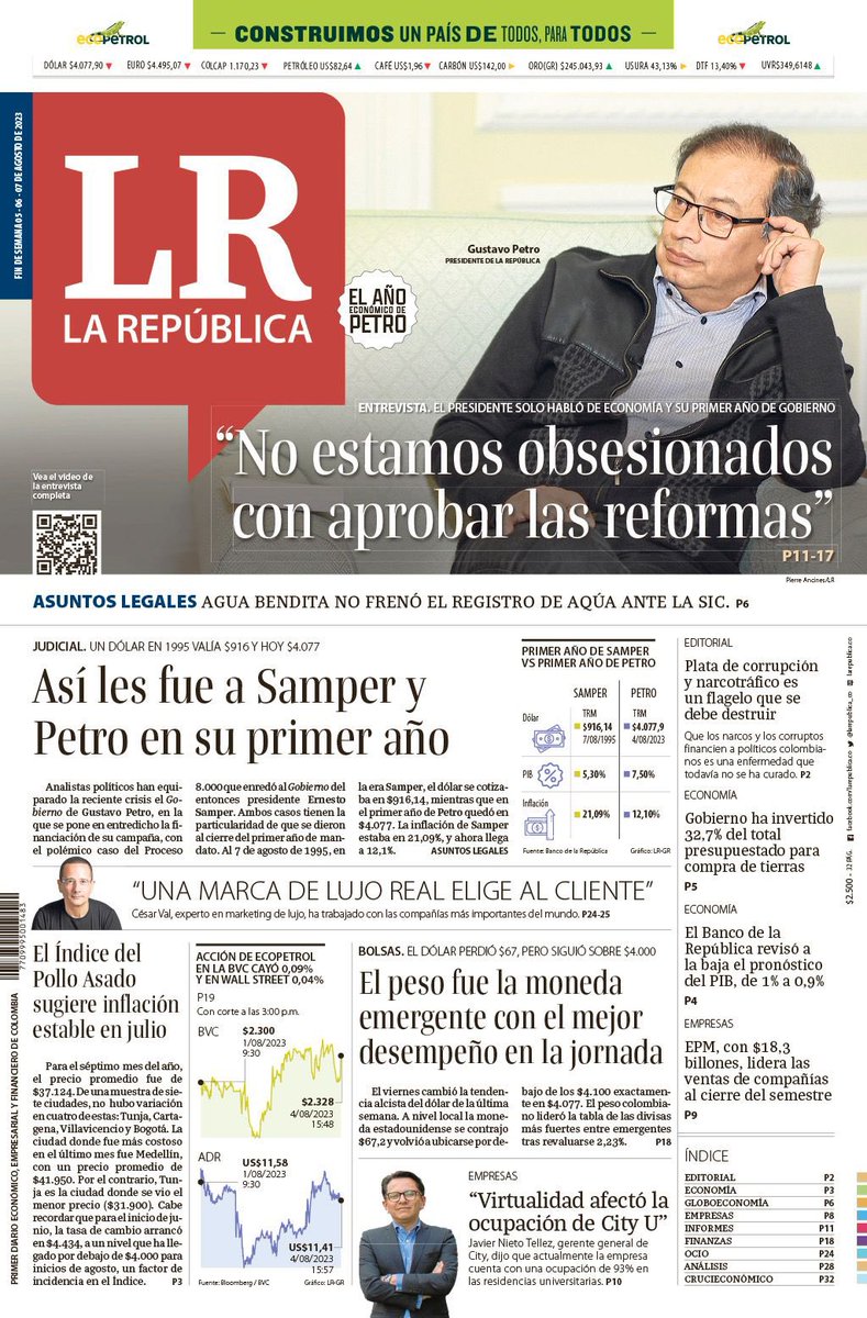 Con los buenos días.