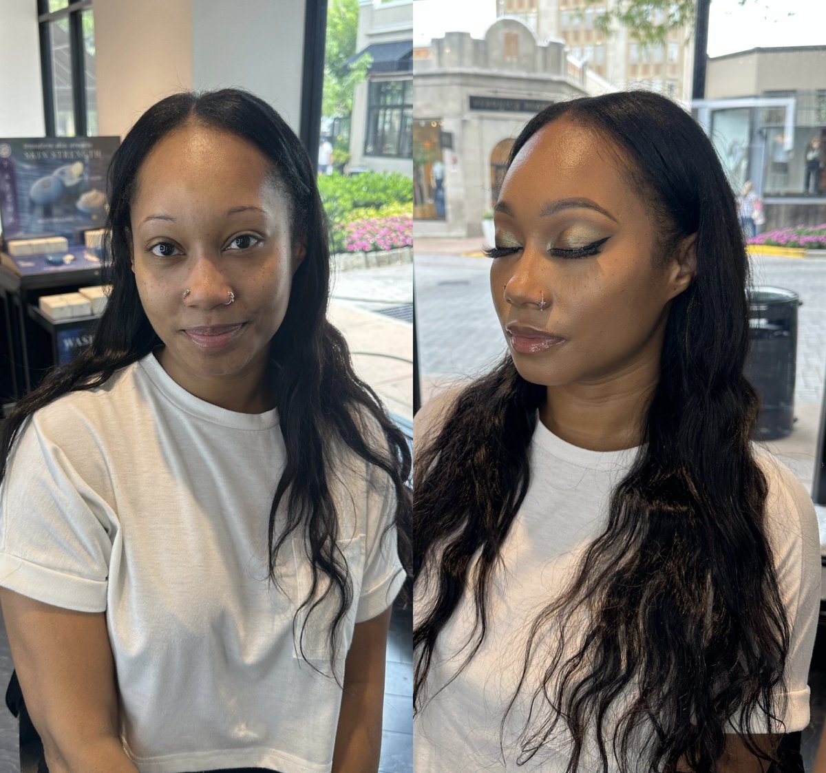 GabbyTheBaddie_'s tweet photo. One of my favorite looks from yesterday’s clients 😍🔥 She asked for a Sultry Cat Eye &amp; it was delivered✨ #LinkInBio https://t.co/IiRyg48Hdz