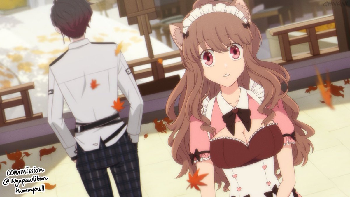 chnbni's tweet image. #VGenComm anime screenshot redraw for @Nyapawlitan!! thankyou so much for commissioning me! 💙