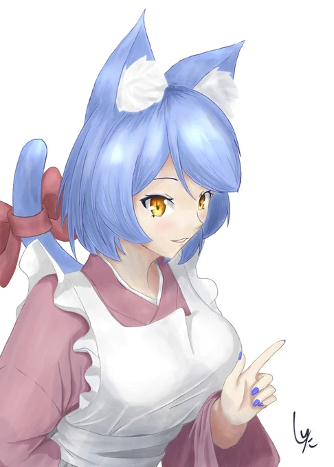 #オリジナル #うちの子 #猫耳 #菖画集 めっ