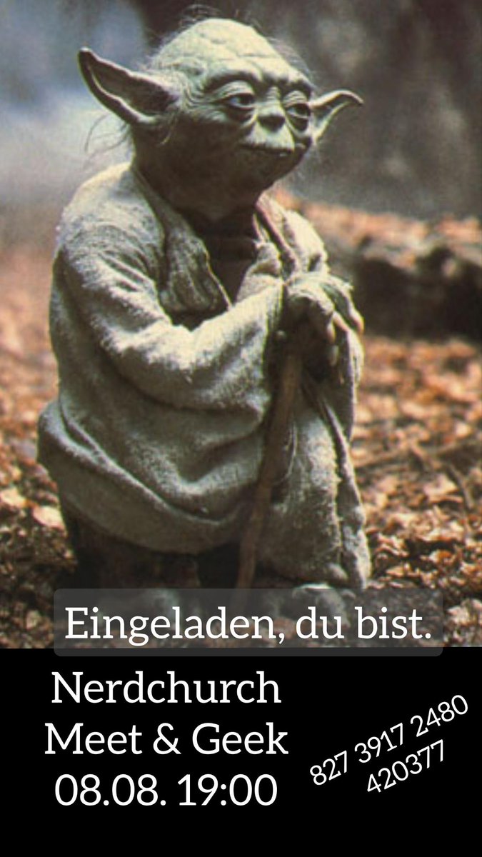 Meet the geek, 8.8., 19.00 Uhr