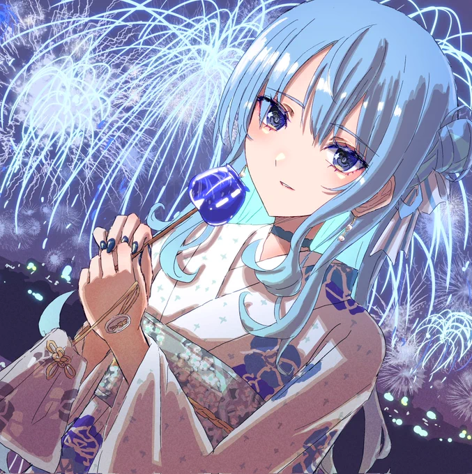 青い華 #ほしまちぎゃらりー